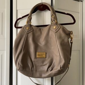 Marc Jacobs Leather Slouchy Tote with Crossbody Strap